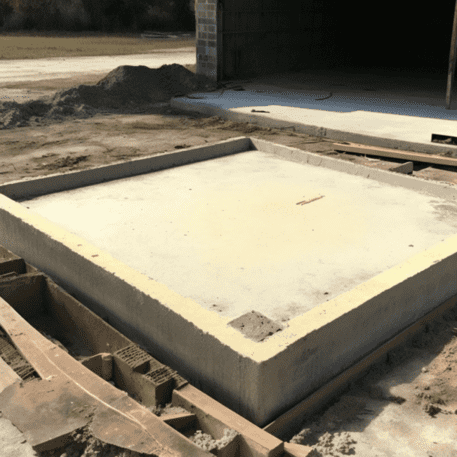 бетонный фундамент